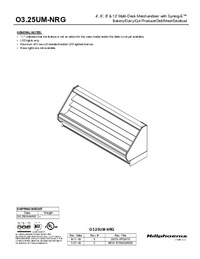 O3.25UM-NRG Three-Deck Display Cases – Hillphoenix